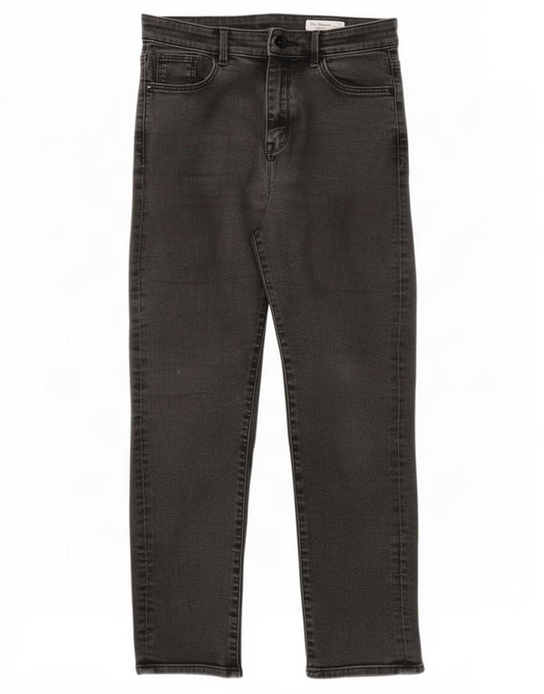 Marks & Spencer ženske ravne traperice Cigarette UK 10 male W28 L26 crne