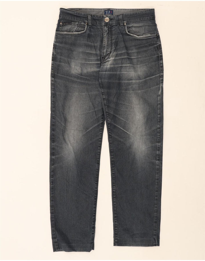 TRUSSARDI Mens Straight Jeans  W35 L30 Blue Vintage Trussardi and Second-Hand Trussardi from Messina Hembry 
