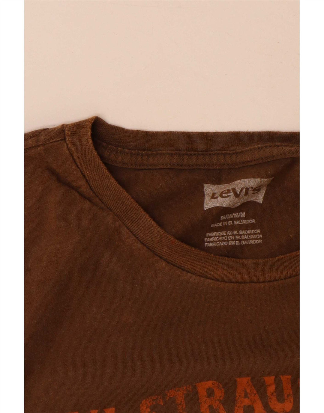 Levi's muška majica kratkih rukava srednje smeđe boje s grafičkim motivima