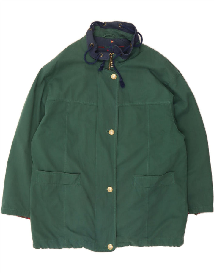 RAVENS Womens Oversized 2 Piece Set UK 12 Medium  Green Cotton Vintage Ravens and Second-Hand Ravens from Messina Hembry 