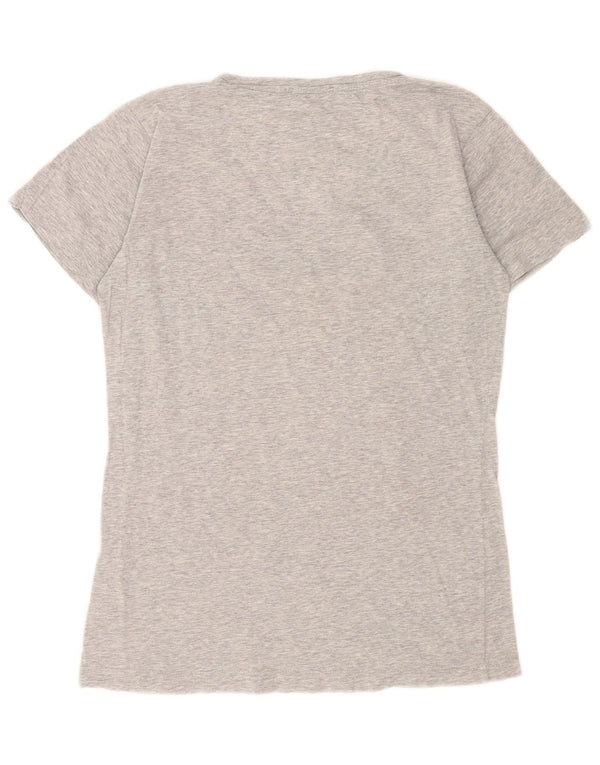 Diesel Ženska majica s grafičkim motivima UK 10 Small Grey Flected
