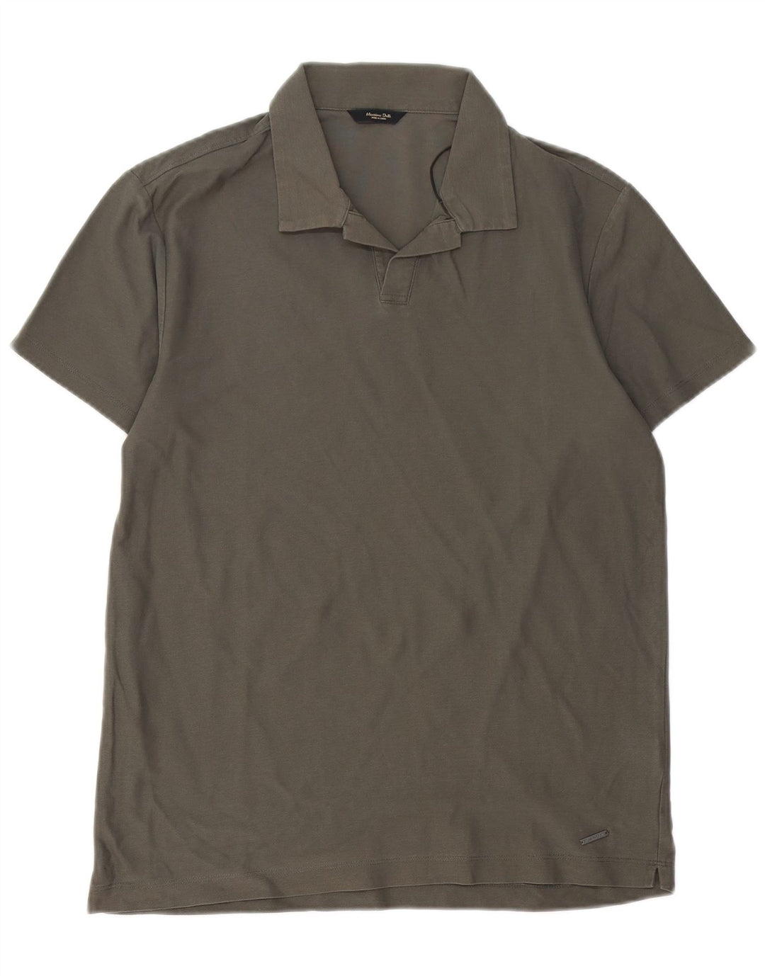 MASSIMO DUTTI Muška polo majica Mala siva pamuk