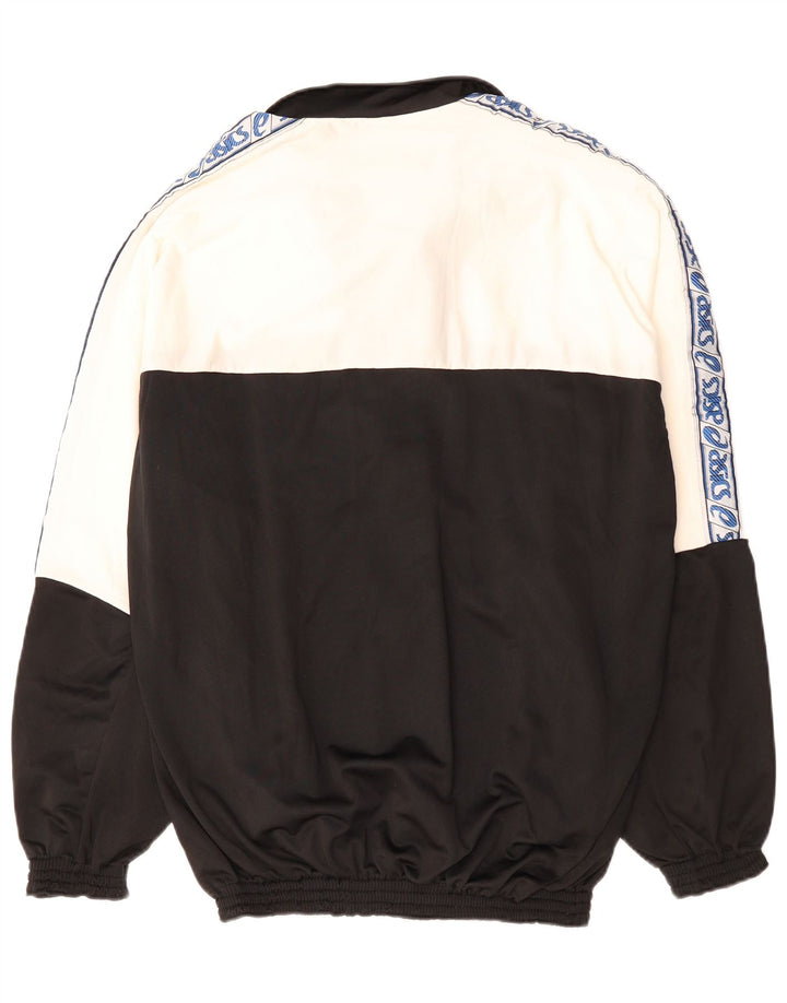 ASICS muška gornja jakna trenirke s grafičkim motivima, velika crna boja