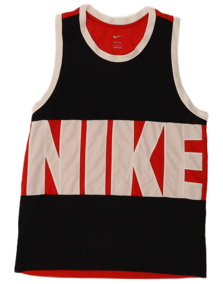 Nike muški grafički gornji dio prsluka veliki crveni poliester u boji