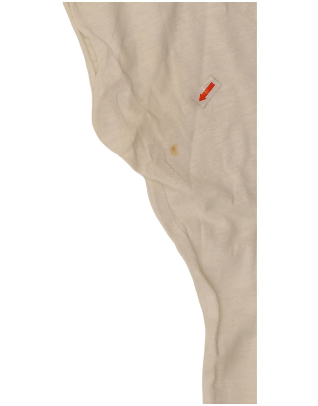 TOMMY HILFIGER Ženska prevelika majica s kratkim rukavima UK 10 Mala bijela