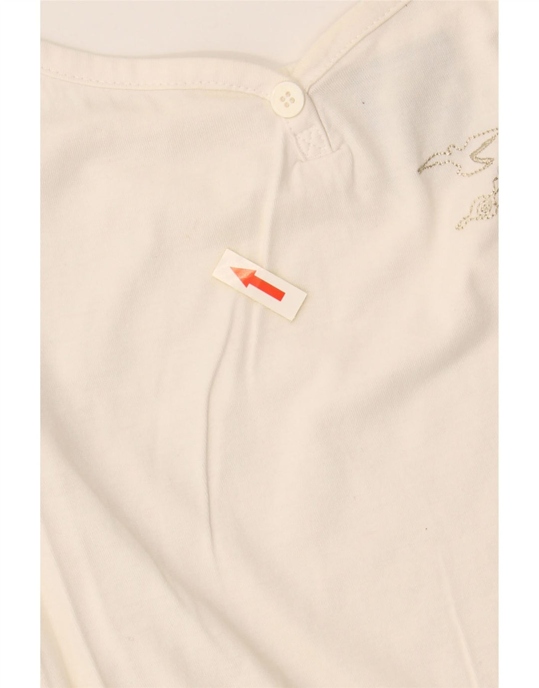 NIKE Ženska skraćena majica s grafikom UK 10/12 srednje bijele boje