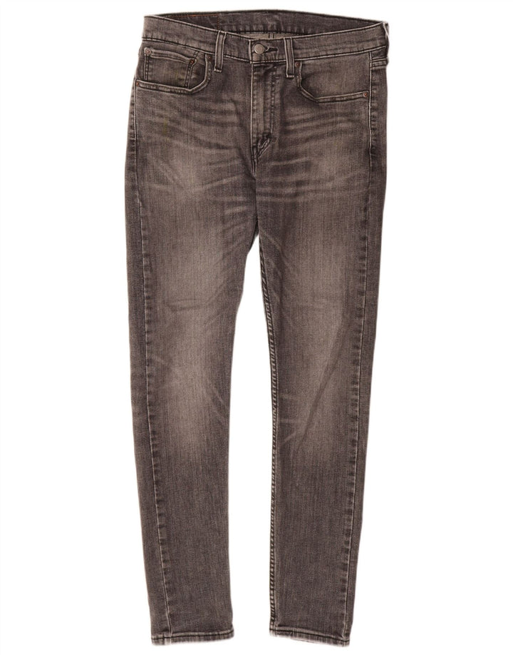 Levi's muške uske traperice W32 L29 sivi pamuk