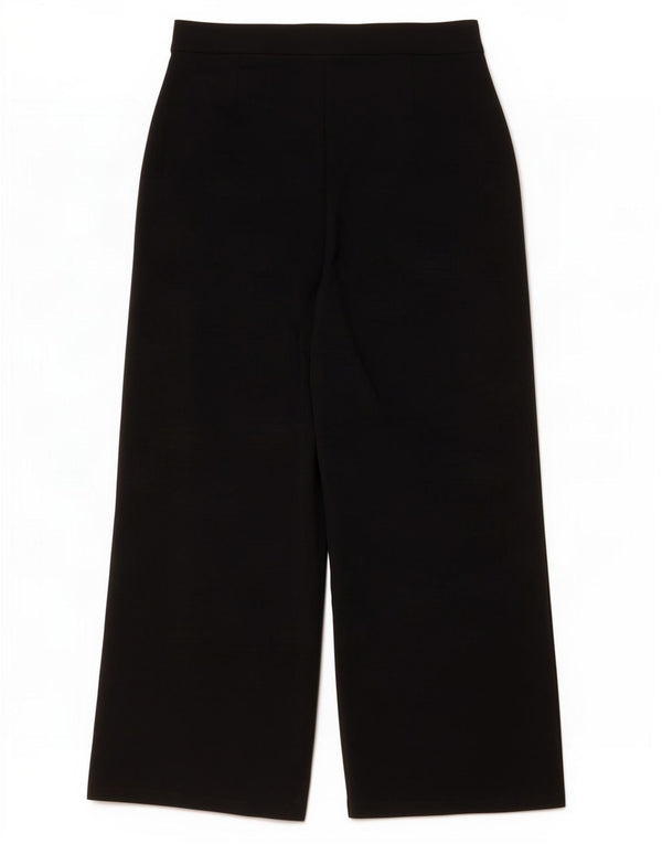 Marks & Spencer ženske ležerne hlače širokog kroja UK 16 Large W34 L28 crne