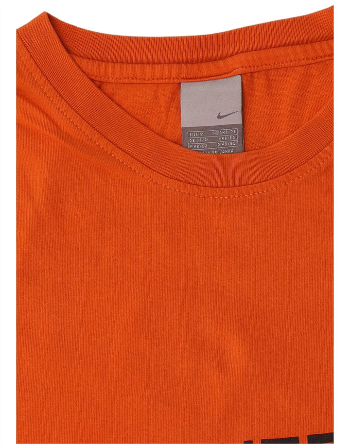 Nike muška majica s grafičkim motivima UK 39/41 srednje narančasta