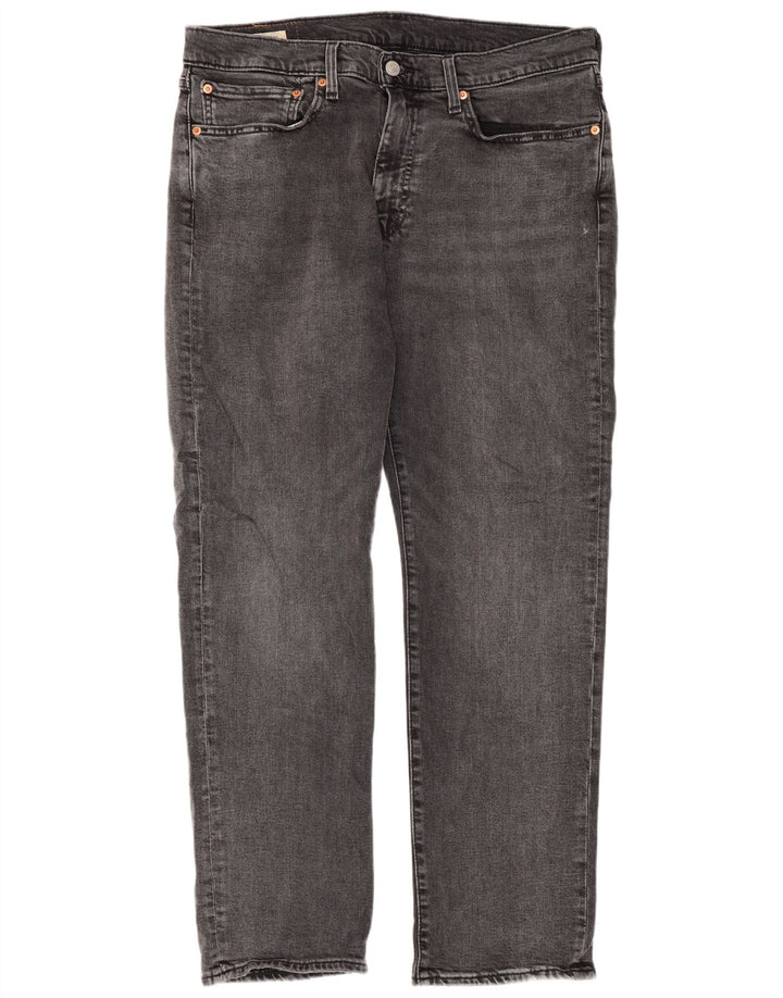 Levi's muške 514 ravne traperice W34 L30 sivi pamuk
