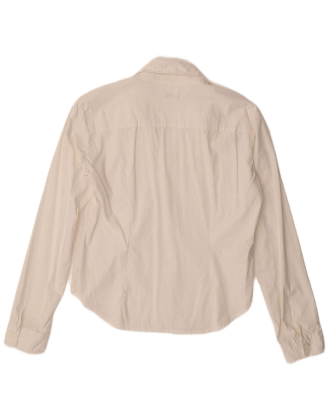 BENETTON Ženska pulover majica UK 16 Veliki bijeli pamuk