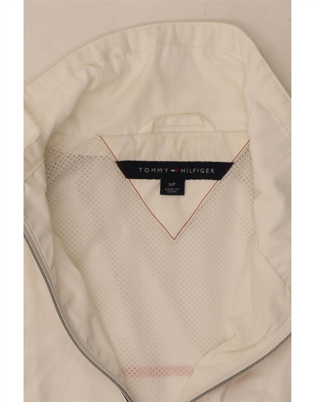 TOMMY HILFIGER Ženska gornja jakna trenirke s grafičkim motivima UK 10 Mala bijela