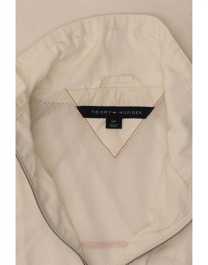 TOMMY HILFIGER Ženska gornja jakna trenirke s grafičkim motivima UK 10 Mala bijela