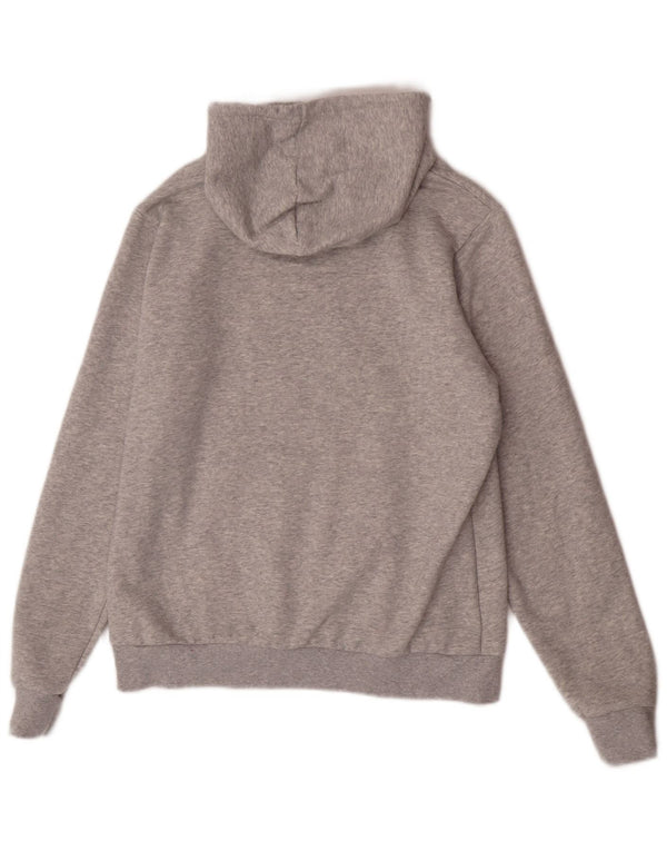 Puma ženska majica s kapuljačom s kapuljačom UK 16 Large Grey Flected Cotton