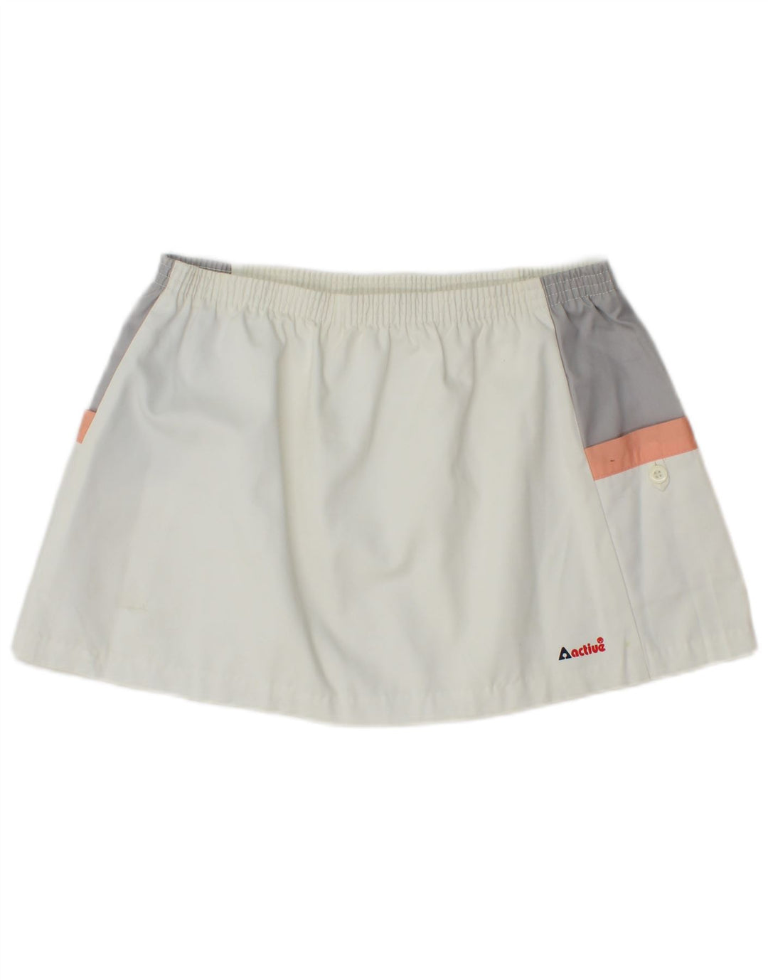 Aktivna ženska mini teniska suknja EU 44 XL W32 bijeli poliester u boji
