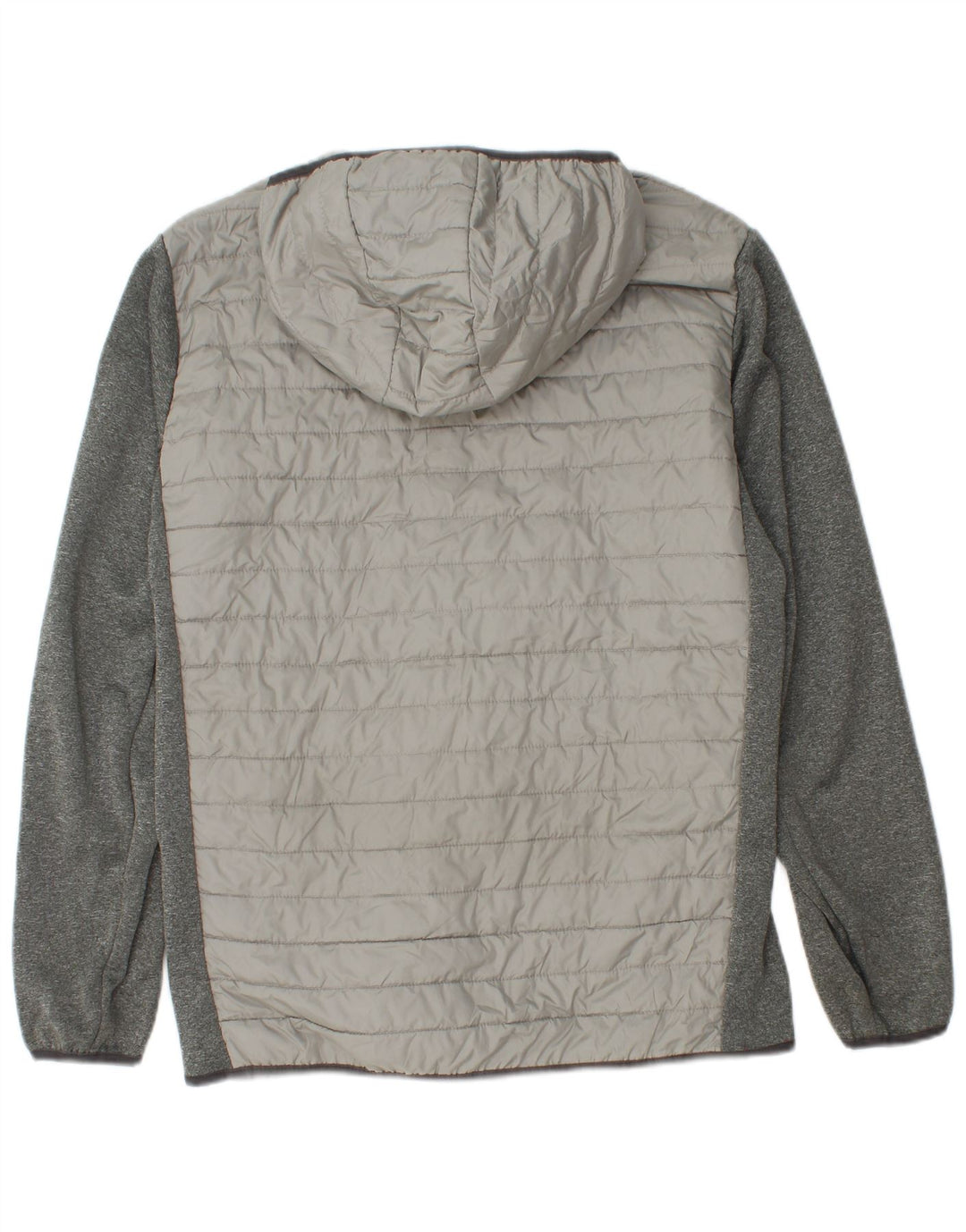 Jack & Jones muška podstavljena jakna s kapuljačom UK 38 srednje sive boje