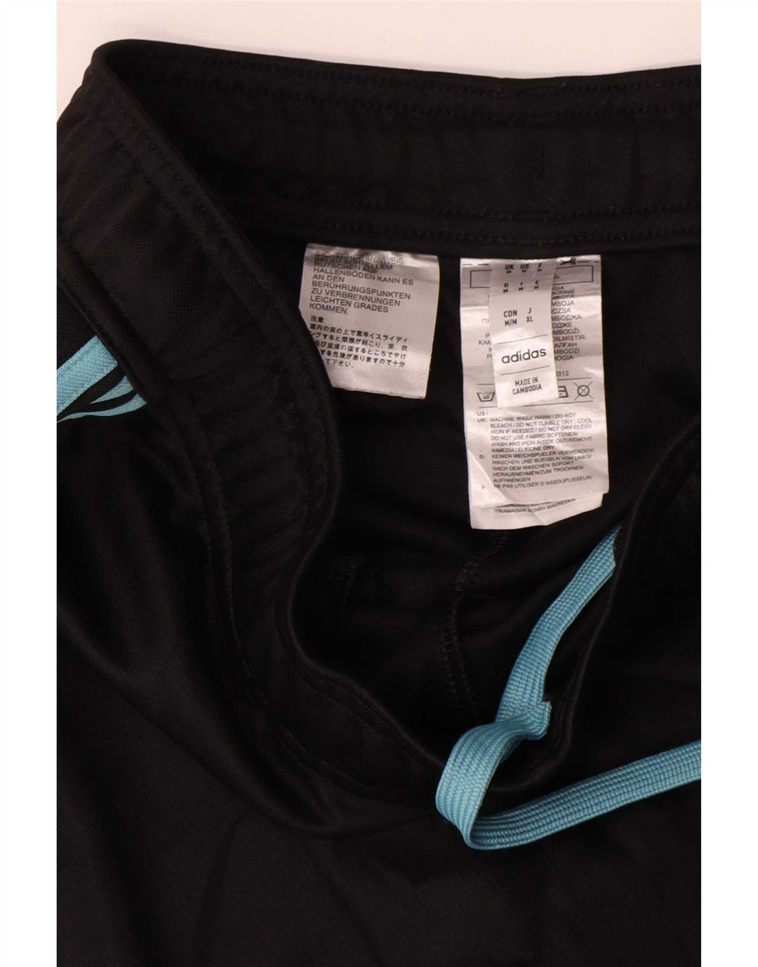 Adidas muške Aeroready hlače od srednje crnog poliestera