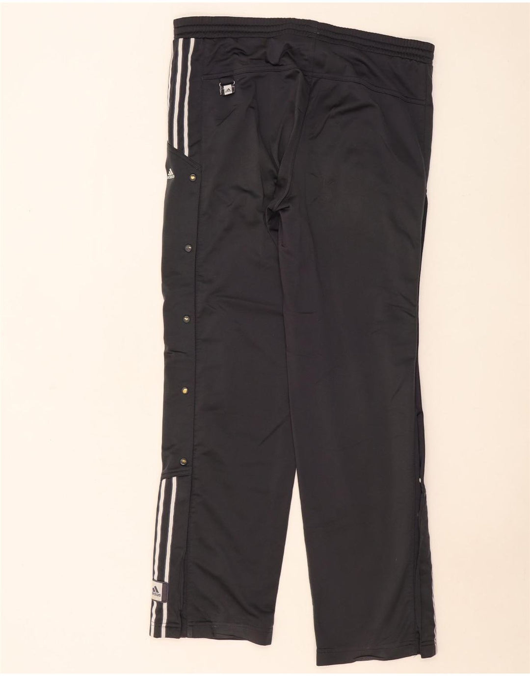 Adidas muške trenirke srednje crne poliesterske hlače