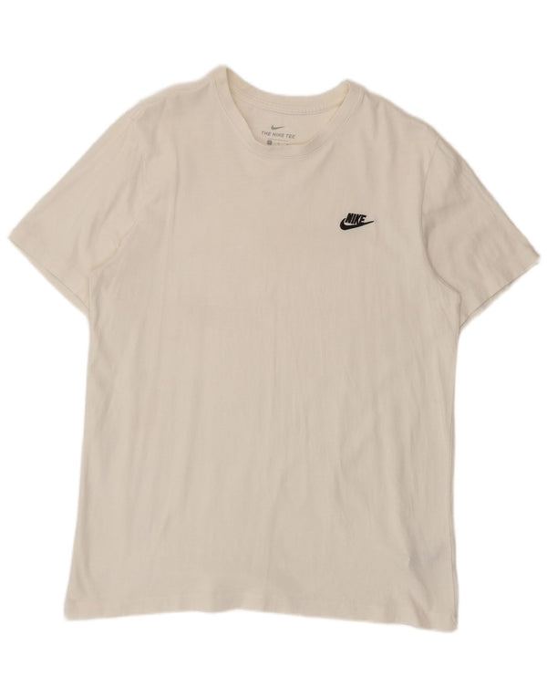 Nike Muška majica kratkih rukava Velika bijela pamučna majica