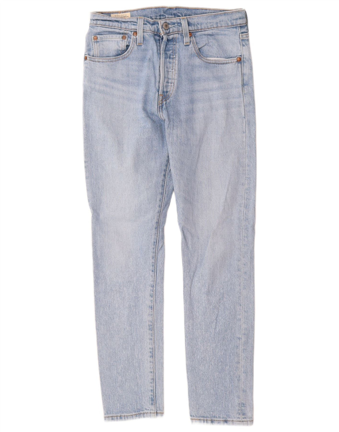 Levi's ženske 501 ravne traperice W27 L28 plavi pamuk