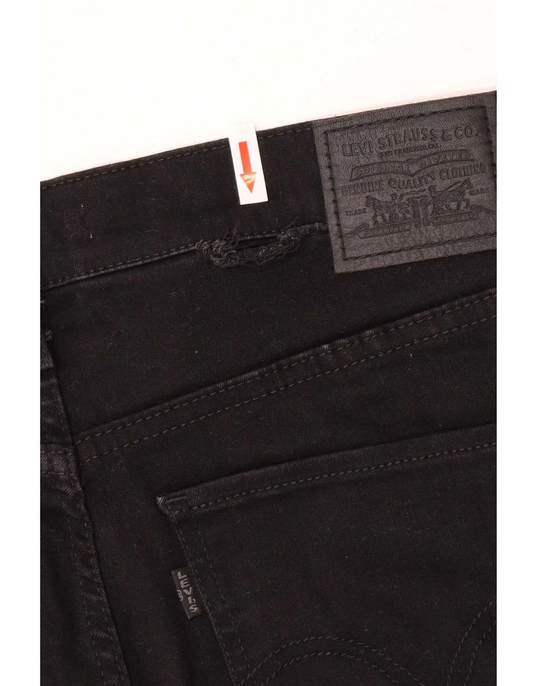 Levi's ženske jegging traperice W32 L32 crni pamuk