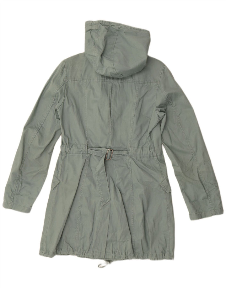 Benetton ženska parka jakna s kapuljačom IT 42 Srednje zeleni pamuk