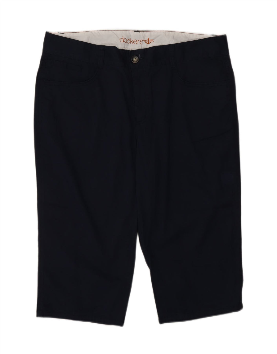 DOCKERS Ženske bermude US 14 XL W34 tamnoplavi pamuk