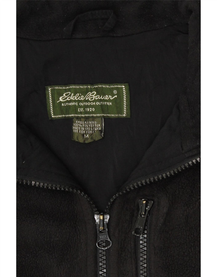 Muška jakna od flisa Eddie Bauer UK 38 srednji crni poliester