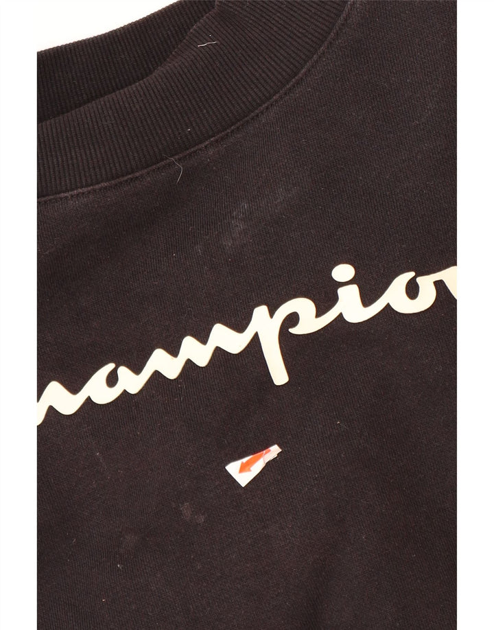 CHAMPION Veliki crni pamuk s motivom trenirke za djevojčice 11-12 godina