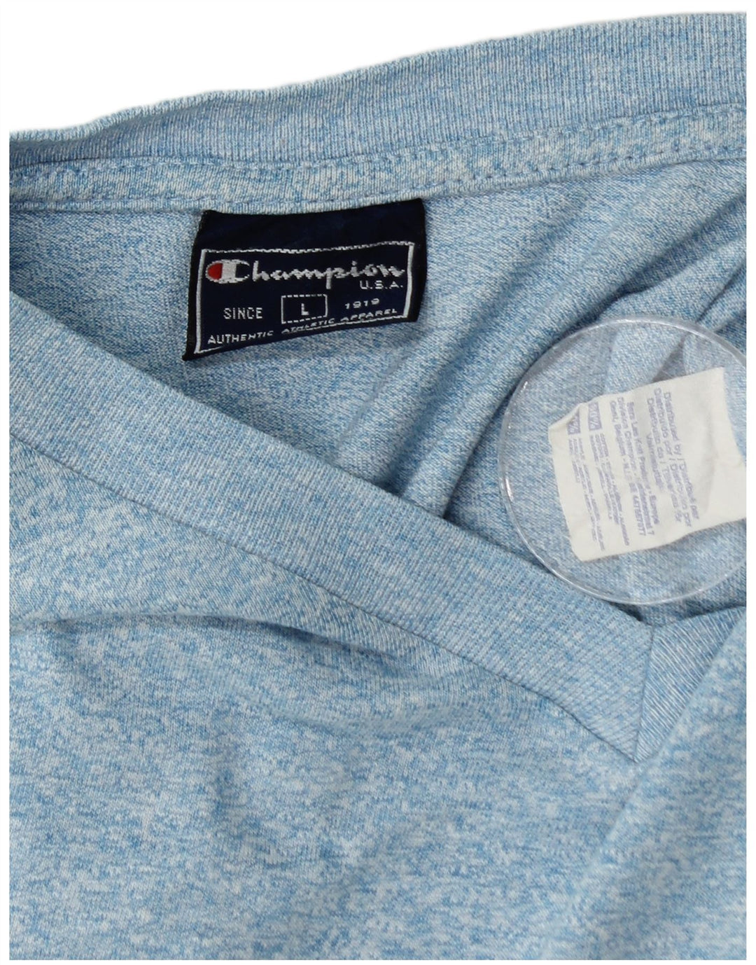 CHAMPION Muška majica kratkih rukava Veliki plavi flekasti pamuk