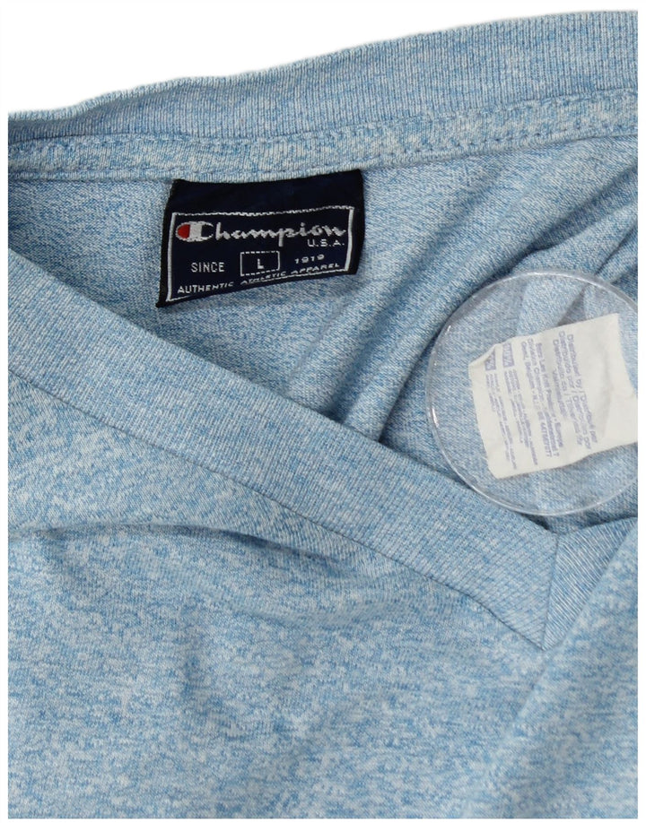 CHAMPION Muška majica kratkih rukava Veliki plavi flekasti pamuk