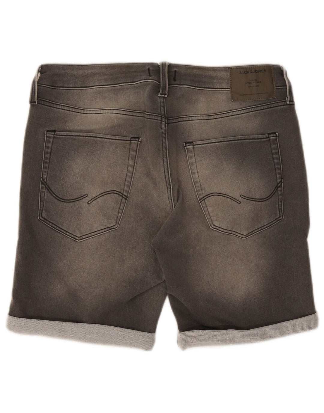 Jack & Jones muške traper kratke hlače XL W38 sivi pamuk