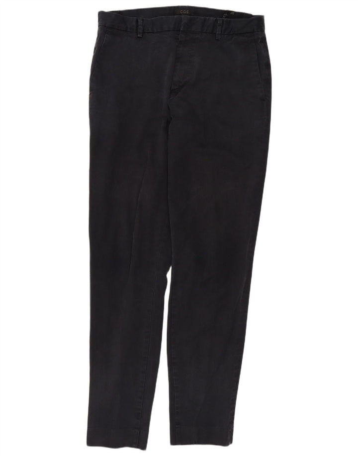 COS Muške uske chino hlače EU 48 srednje W30 L31 tamnoplavi pamuk