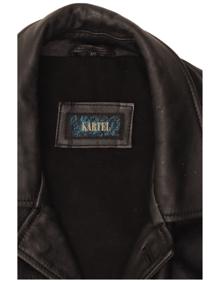 Kartel muška kožna jakna UK 40 velika crna