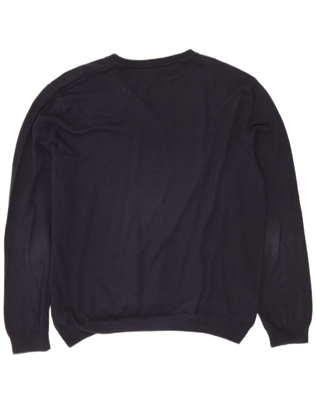 HUGO BOSS Muški džemper s V-izrezom XL tamnoplavi pamuk