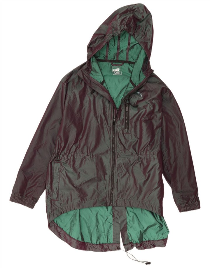 Puma velika ženska kišna jakna s kapuljačom UK 14 Large Purple Polyamide