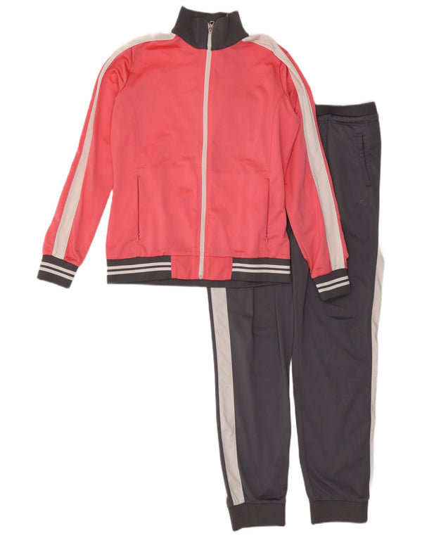Champion ženska trenirka Heritage Fit UK 16 Large Pink Colourblock