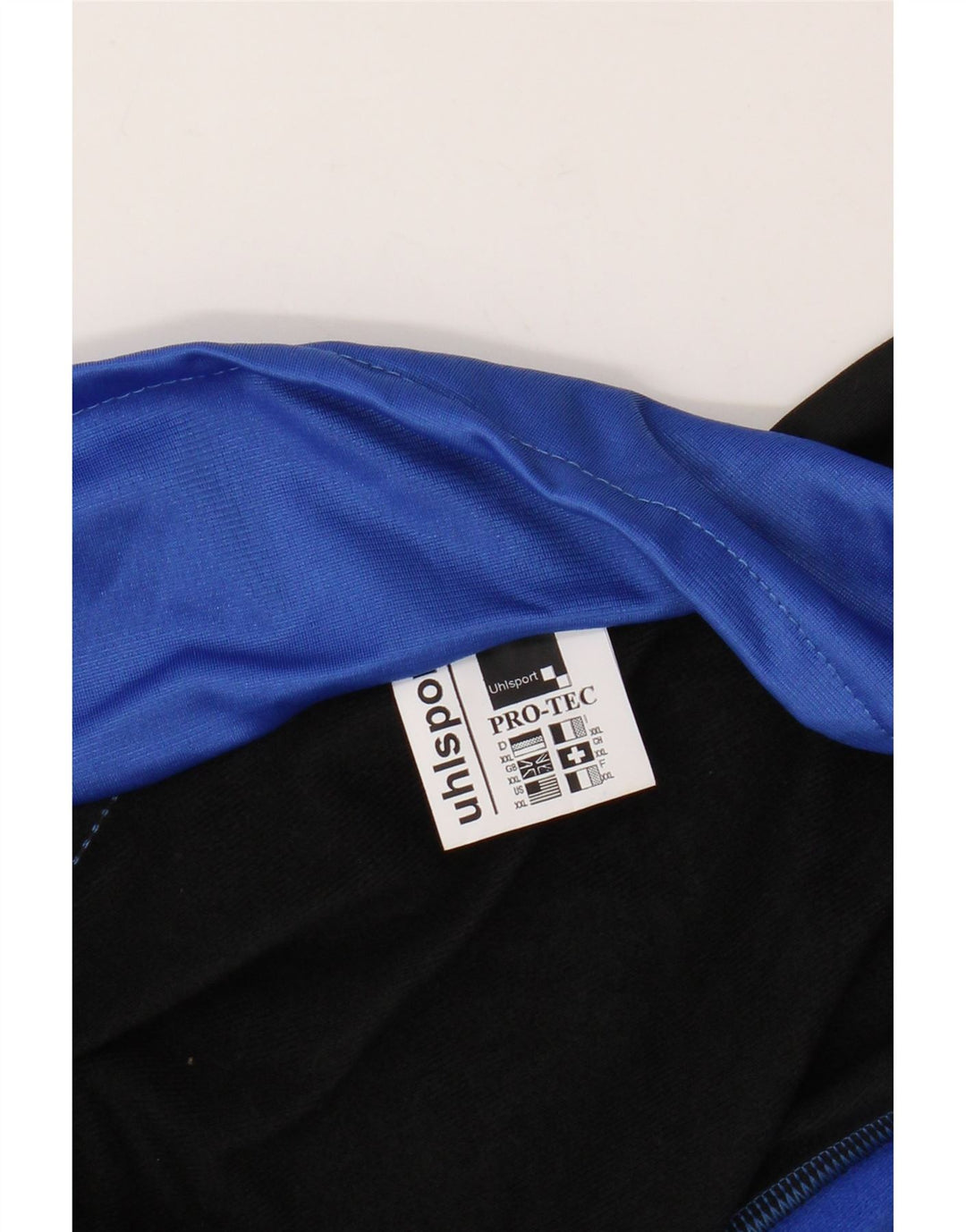 UHLSPORT Muška grafička gornja jakna trenirke 2XL plava poliesterska boja