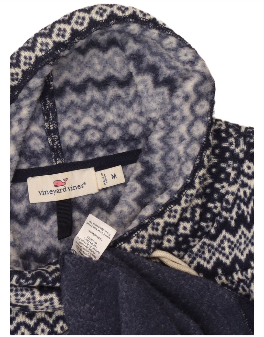 VINEYARD VINES Ženska majica s kratkim rukavima UK 14 srednje tamnoplava Fair Isle