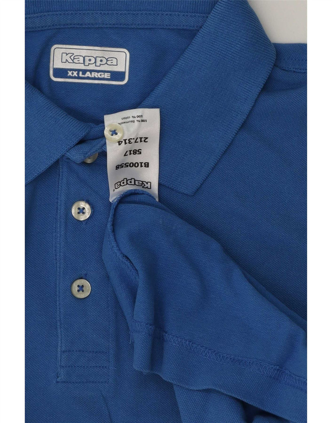 Kappa muška polo majica 2XL plavi pamuk