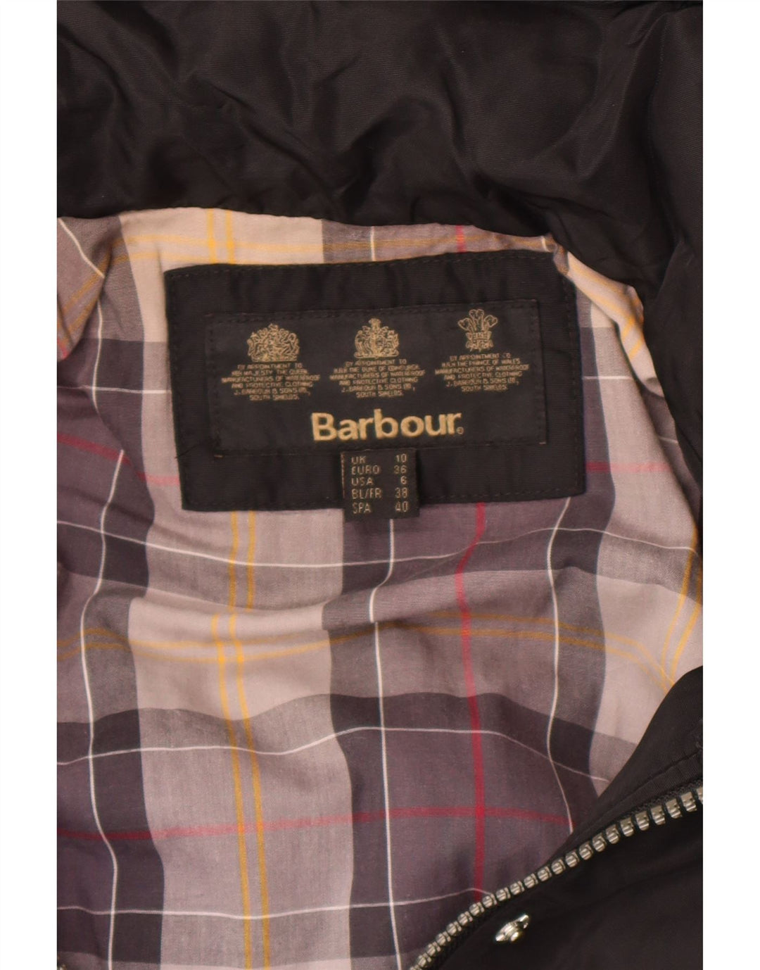 Barbour ženska parka jakna s kapuljačom UK 10 mala crna