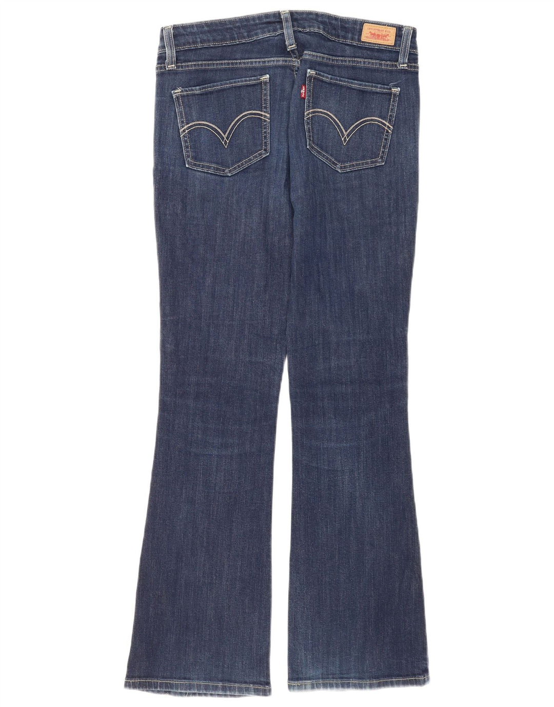 Levi's ženske 518 super niske traperice US 7 srednje W30 L30 tamnoplave