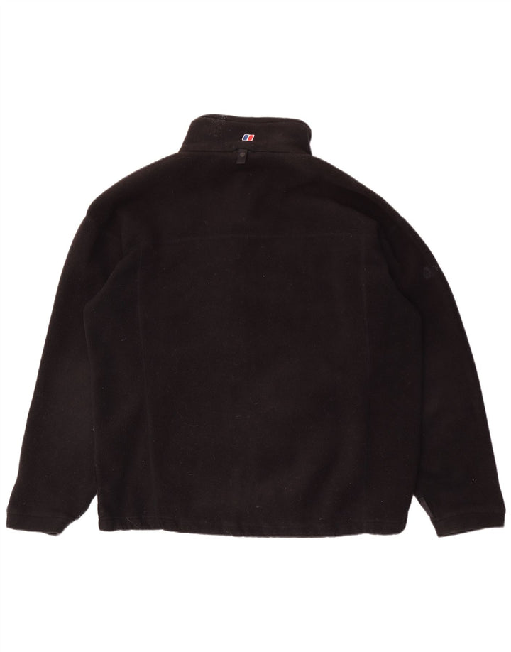 BERGHAUS Muška jakna od flisa s podstavom UK 42 XL crni poliester