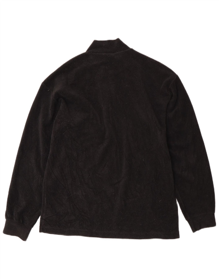 FILA muški džemper od flisa s patentnim izrezom IT 48 srednje crne boje