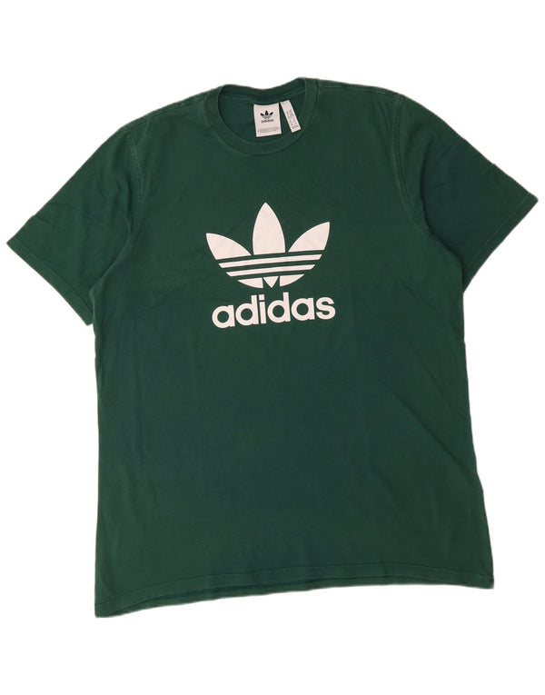 Adidas muška majica s grafičkim motivima XL, zeleni pamuk