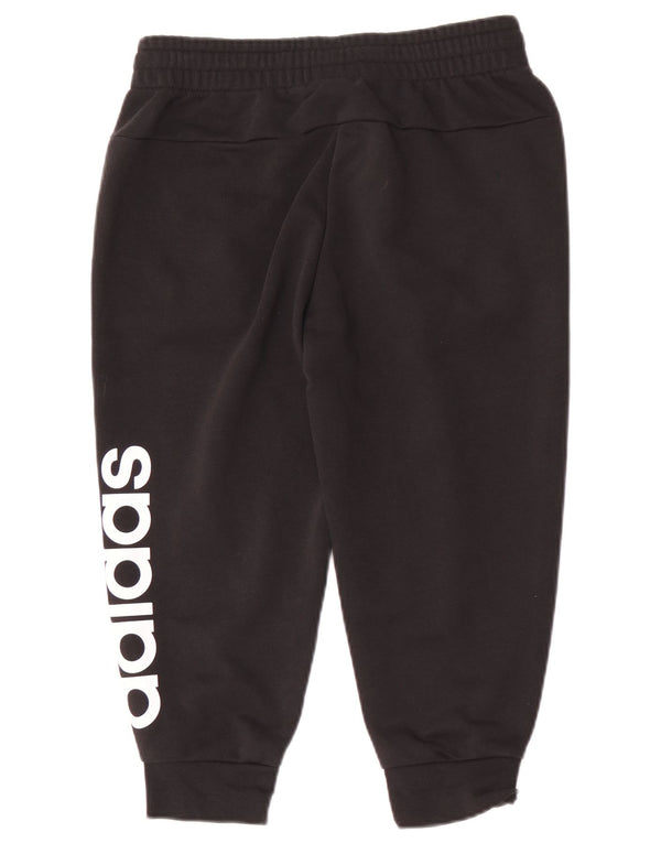 Adidas Ženske Graphic Capri Trenirke Hlače Joggers UK 8/10 Male crne