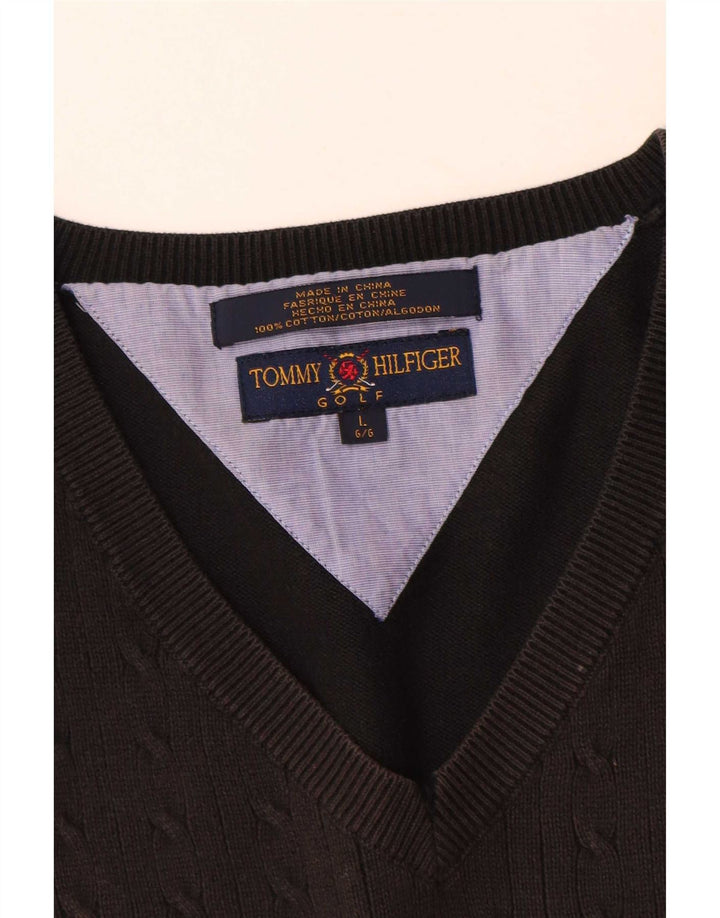 Tommy Hilfiger muški prsluk bez rukava Veliki crni pamuk