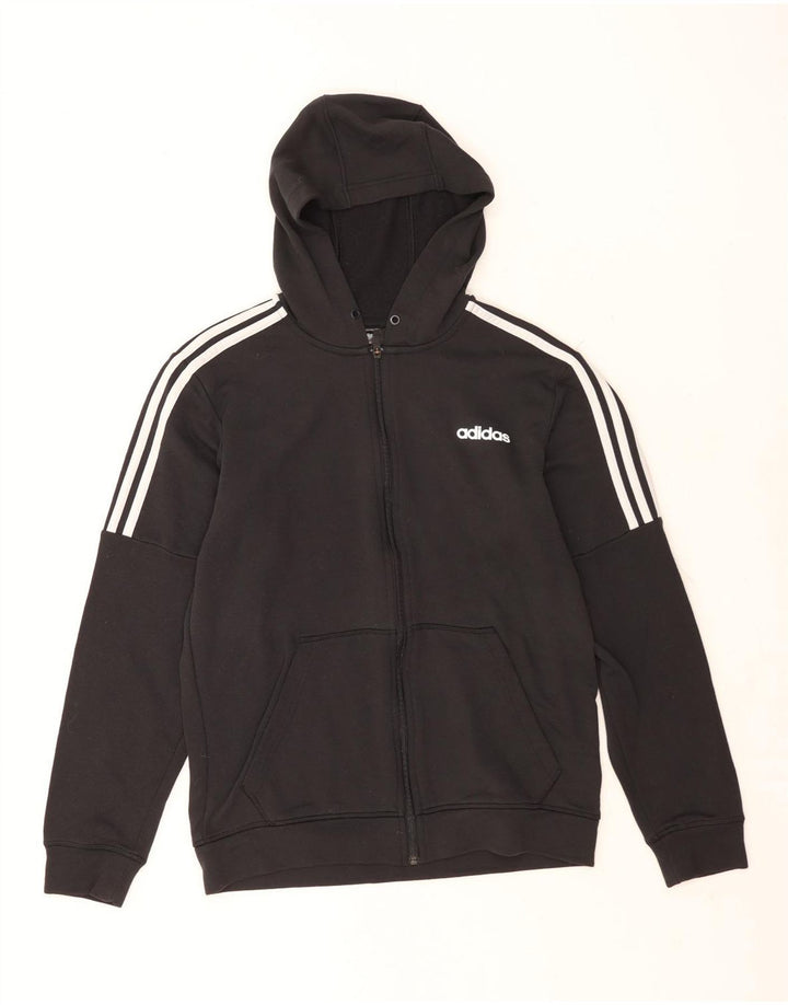 Adidas muška pulover s kapuljačom Climalite, srednji crni poliester