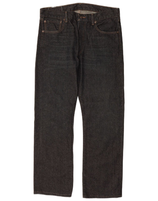 LEVI'S muške 501 ravne traperice W34 L30 tamnoplavi pamuk