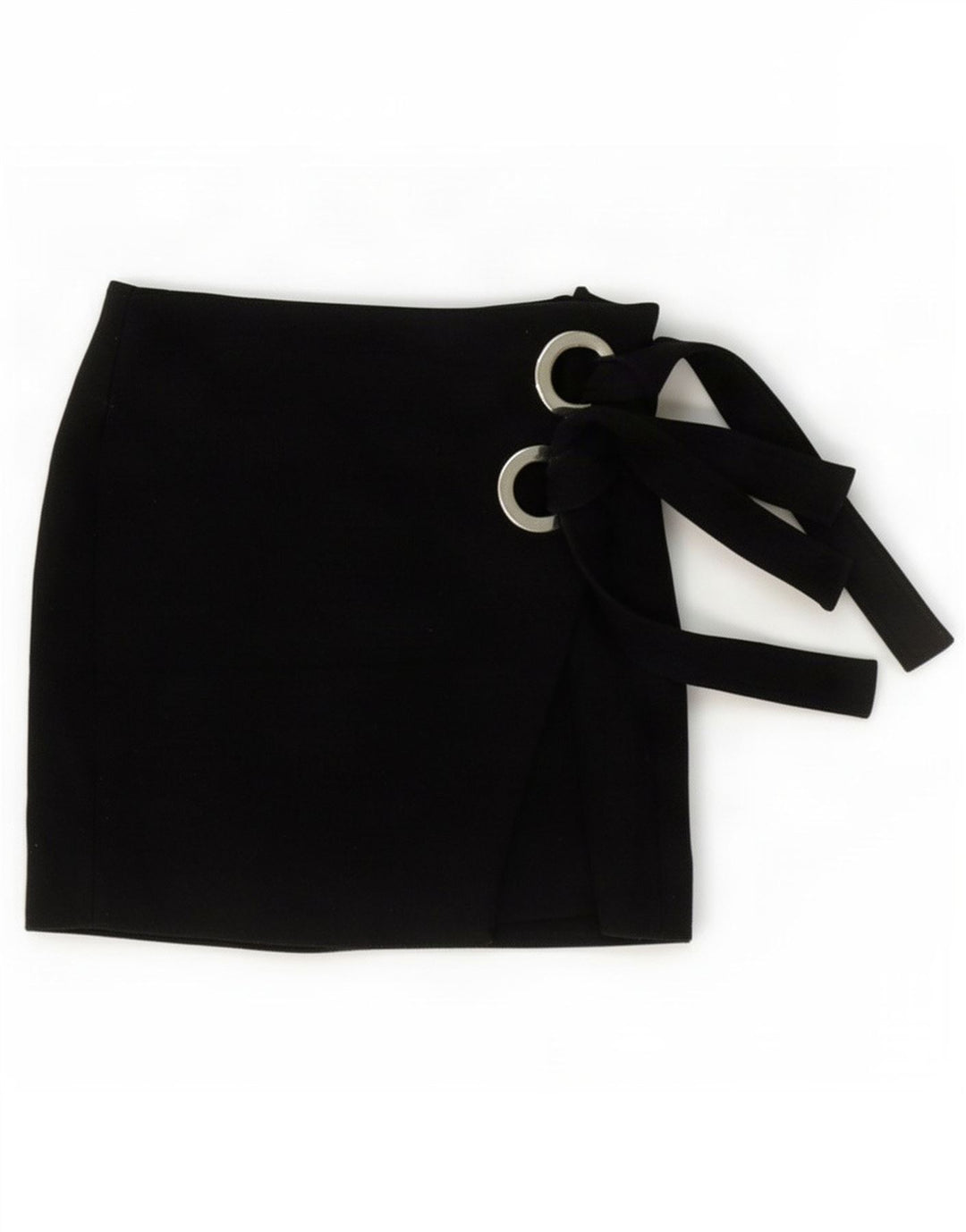 Zara ženska mini suknja XS W24 crni poliester